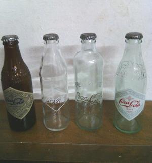 Botellas Coca Cola x 4.