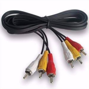 Cable 3 Rca A 3 Rca Audio Y Video X 1.80 Mts De Longitud