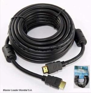 Cable Hdmi 15mt V1.4 Oro 3d 4k Filtros Reforzado