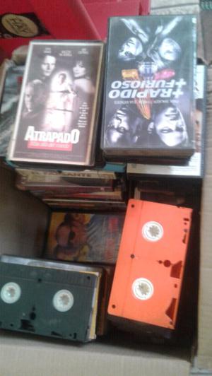 Caset de películas una caja con más 30 casett
