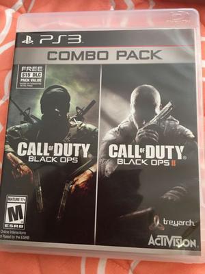 Combo pack call ok duty black iOS y black ops 2 para play 3