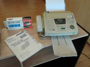 Fax Panasonic Teléfono Contestador Con Papel Común