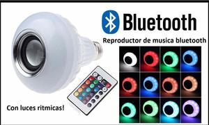 Focos led con parlantes