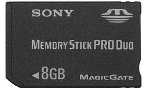 Memoria Memory Stick Pro Duo 8gb Sony Sandisk Micro M2 Mark2