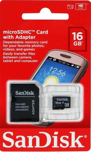Memoria Micro Sd 16 Gb Sandisk