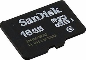 Memoria Micro Sd 16 Gb Sandisk Clase 4 Blister Cerrado