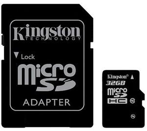 Memoria Micro Sd 32gb + Adapt. Sd Clase 10 Kingston Venex