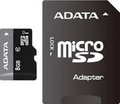 Memoria Micro Sd 8 Gb Adata - Clase 10 Con Adaptador