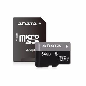 Memoria Micro Sd Adata 64gb Clase 10 Sdhc+ Adaptador Full Hd
