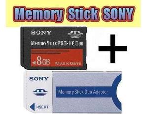 Memoria Sony Memory Stick Pro Duo 8 Gb + Adaptador Of Envio