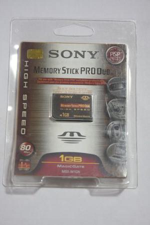 Memory Stick Pro Duo Sony 1 Gb