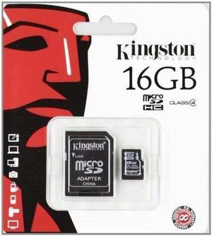 Micro Sd 16 Gb Kingston Clase 10 Original