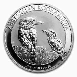 Moneda De Plata Pura.999 Australia Kookaburra  Onza