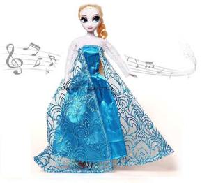Muñeca Frozen Elsa 100 % Articulada Musical, En Caja.