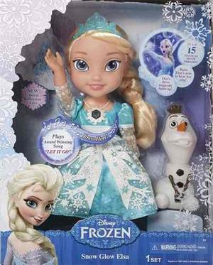 Muñeca Glowing Elsa Frozen Canta Se Ilumina Original**