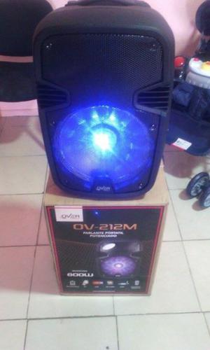 Parlante Potenciado Portatil Bluetooth Luces 800w 12p