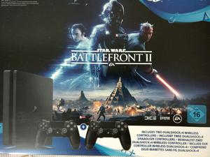 Playstation 4 1Tb Battlefront II + 2 Joysticks