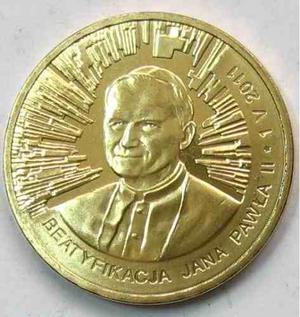 Polonia Moneda Beatificación Papa Juan Pablo Ii 2zloty 