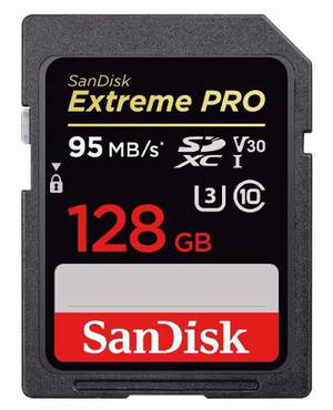 Sandisk Extreme Pro 128gb 95mb/s X633 Sdxc U3 Class 10 V30