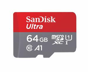 Sandisk Ultra Microsdxc 64gb 100mb/s - C10 A1 + Adapt Sd