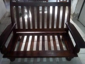 Sillon 2 cuerpos algarrobo maziso