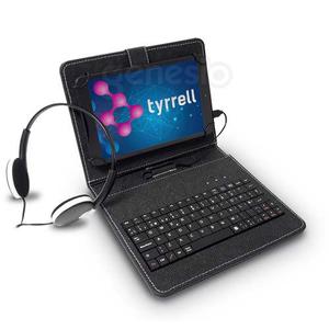 Tablet Tyrrell 8 Pulg Quadcore + Auricular + Funda + Teclado