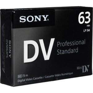 Tape Minidv Sony Professional Standard Dvm63ps Caja X 5u