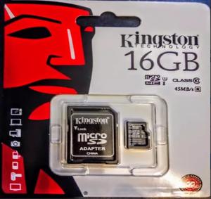 Tarjeta De Memoria Micro Sd Kingston 16 Gb Clase 10
