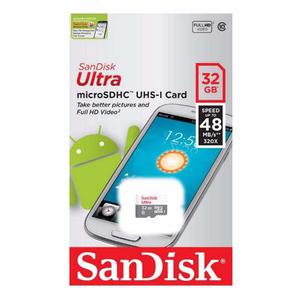 Tarjeta Memoria Micro Sd Sandisk Ultra Hc Clase gb Hd