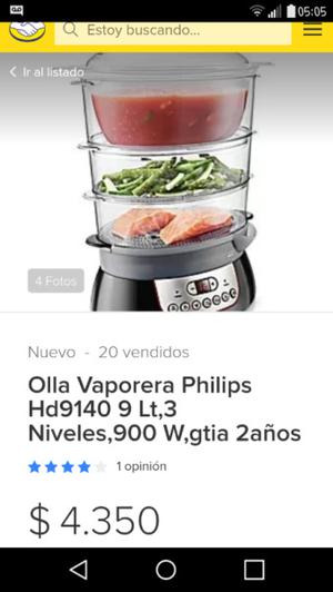 Vaporiera phillips hd nueva