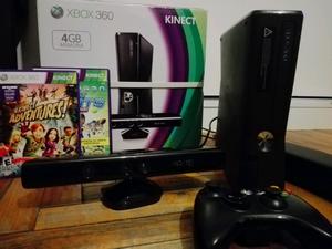 Vendo xbox 360 slim 4gb con Kinect