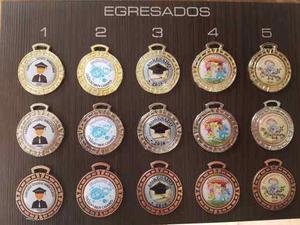 10 Medallas 35mm Con Cinta Argentina Egreso Egresados
