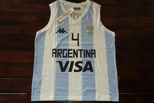 Camiseta Basquet Kappa S. Argentina - Scola #4 - Talle S
