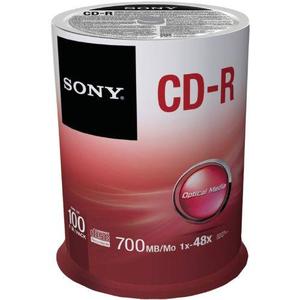 Cd Grabable Sony Cdq 700 Mb (80 Min.) 48x 100 U.