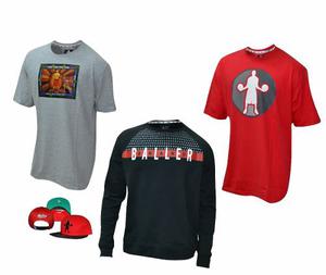 * Combo 3 Baller Brand * - 2 Remeras 1 Sweater 1 Snapback -