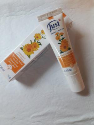 Crema herbal para labios de calendula