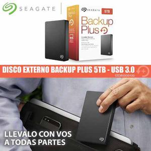 Disco Externo Backup Plus 5tb Portatil Usb 3.0 Seagate