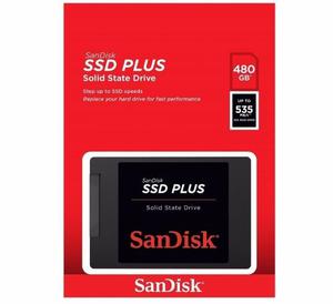 Disco Ssd Sandisk 480gb Plus Estado Solido Notebook / Pc
