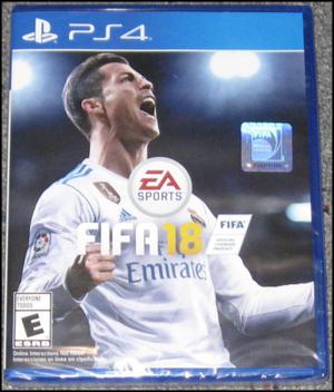 FIFA 18 PS4 Fisico, nuevo y cerrado.