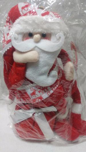 Muñeco Papa Noel con base pesada para apoyar