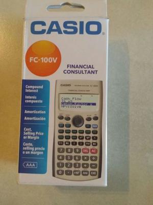 Vendo calculadora CASIO Financial Consultant