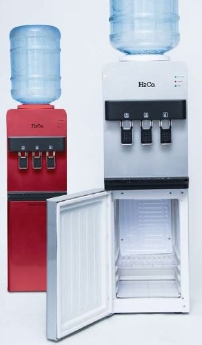 Dispenser De Agua Frio Calor Con Heladera H300 Blanco