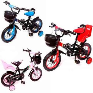 Bicicleta Infantil Niño Niña Rodado12 Lamborghini Acero