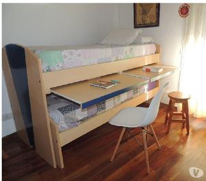 CAMAS CON ESCRITORIO INCORPORADO