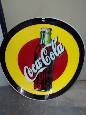 Cartel Plastico De Coca Cola 90,5 Cm