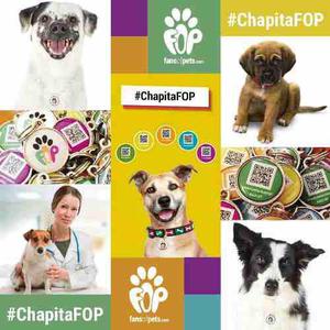 Chapitas Fop - Localizador Para Tu Mascota Con Código Qr