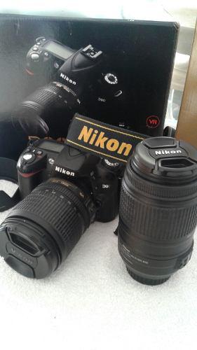 Cámara De Fotos Nikon D 90 18 - 105 Vr + Lente 55 - 300