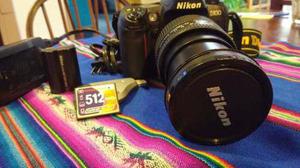 Cámara Nikon D100 Con Lente De 24-120