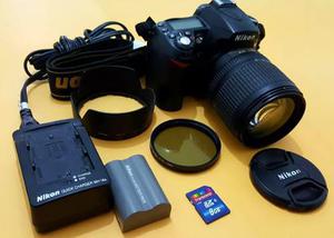 Cámara Nikon D90 + Lente 18-105 Mm + Filtro Uv + Trípode