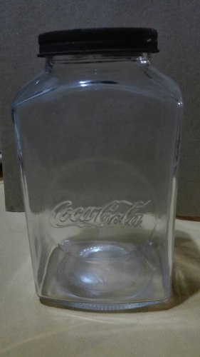 Coca-cola Frasco Antiguo.tapa Chapa.mide:18 X 10 X 8 Cms.